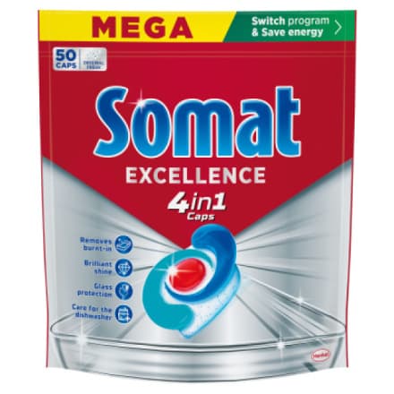 Henkel Somat tablety do myčky Excellence 4v1 50 ks
