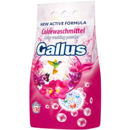 Maják Gallus prací prášek Color, 130 dávek, 8,45 kg