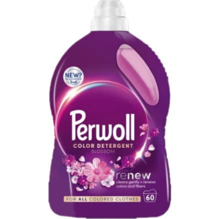 Henkel Perwoll prací gel Mega Renew Blossom 60 praní, 3000 ml