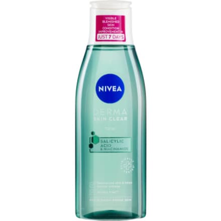 Beiersdorf Nivea Derma Skin Clear čisticí pleťová voda, 200 ml