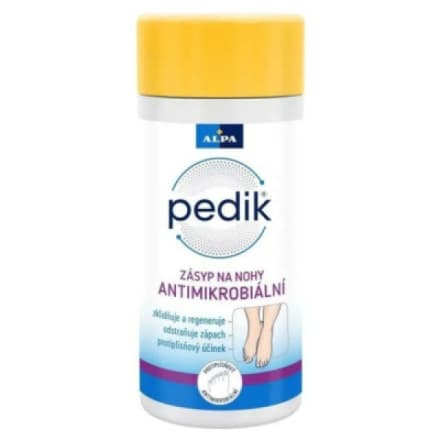 Alpa Pedik s antimikrobiální přísadou zásyp na nohy 100 g