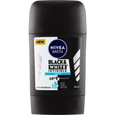 Beiersdorf Nivea Men Black & White Invisible Fresh tuhý antiperspirant, 50 ml deostick