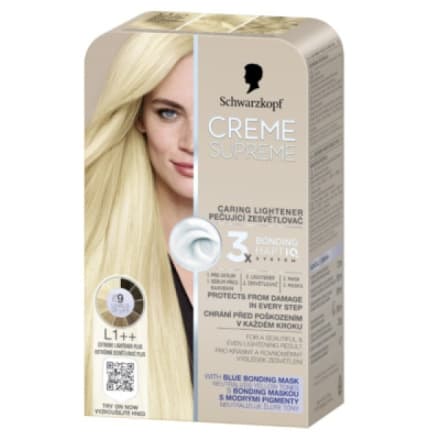 Henkel Schwarzkopf Creme Supreme barva na vlasy L1++ Etrémní zesvětlovač plus 60 ml