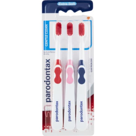Glaxosmithkline Parodontax zubní kartáček Gentle Clean Extra Soft 3 ks