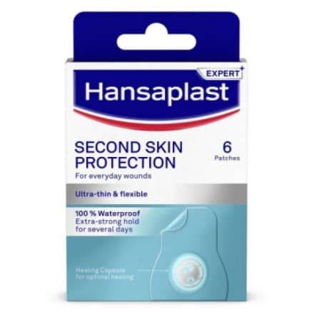 Beiersdorf Hansaplast Second Skin protection hydrokoloidní náplast, 6 ks