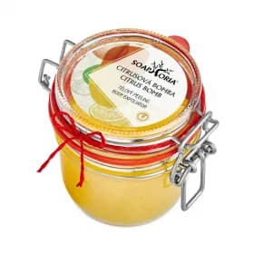 Citrusová bomba - organický solný tělový peeling sklo 250ml