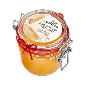 Slaďoučký med - organický solný tělový peeling náhradní náplň 250ml