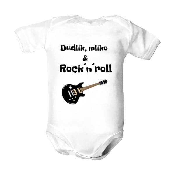 Dětské body Dudlík, mlíko, rock´n´roll