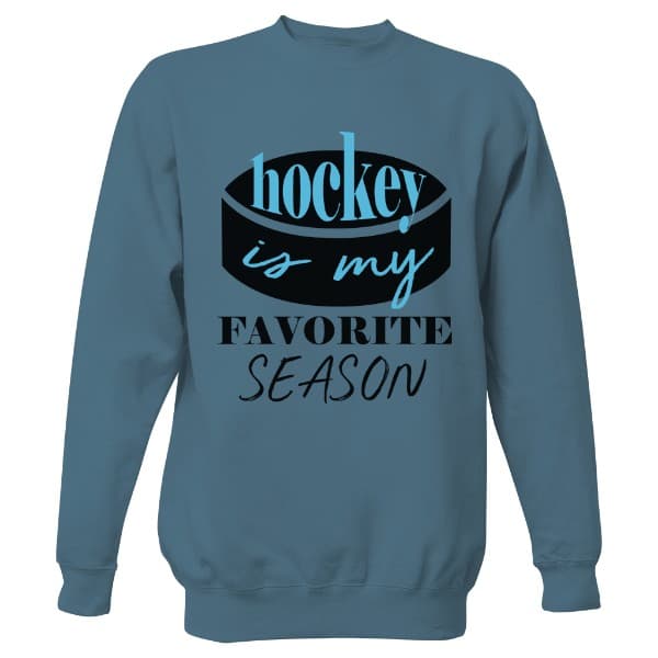 Mikina bez kapuce Unisex Hockey is my favorite season