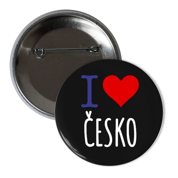 Odznáček I love Česko