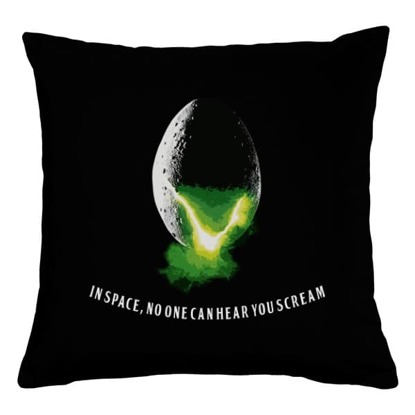 Polštář bavlněný In space, no one can hear you scream