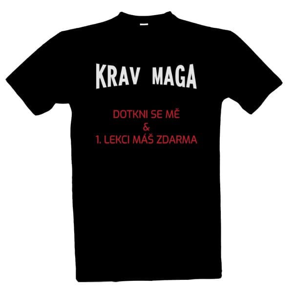 Pánské tričko Krav Maga 1 lekce