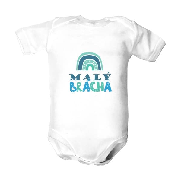 Dětské body Malý brácha - duha
