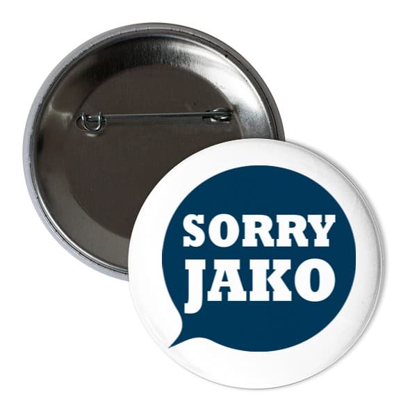 Odznáček Sorry jako