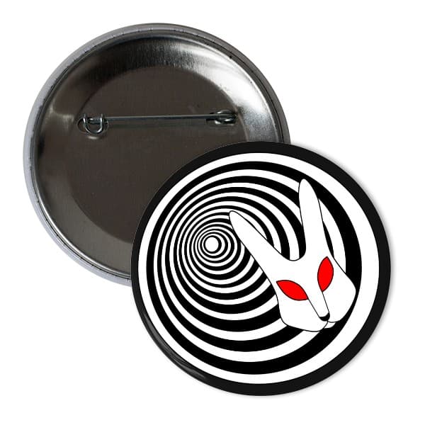 Odznáček White Rabbit - placka