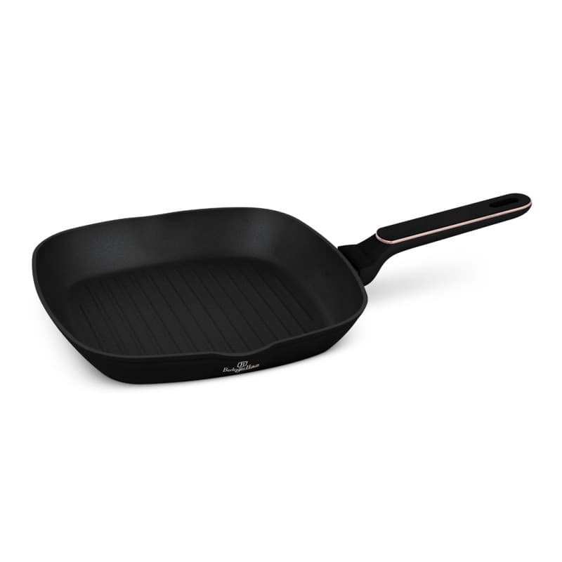 BERLINGERHAUS Grilovací pánev s titanovým povrchem 28 cm Black Rose Collection BH-8354