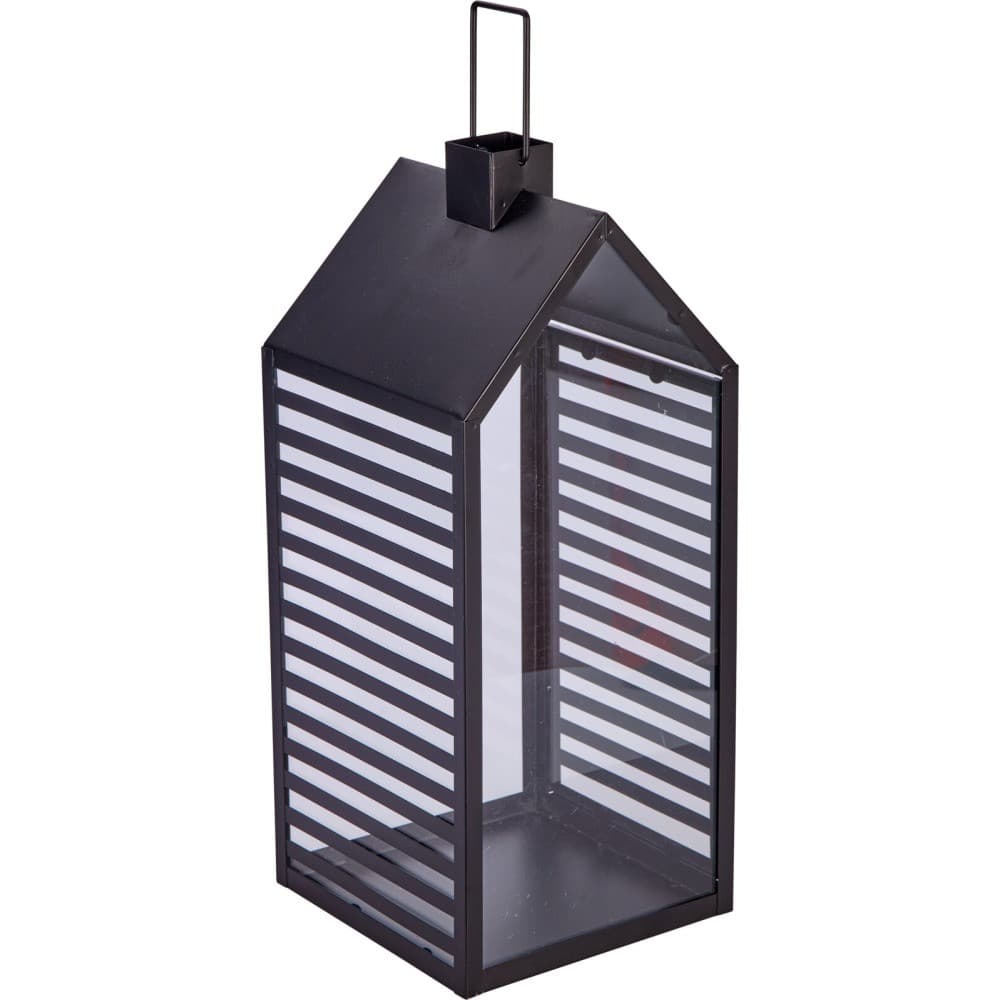 PROGARDEN Lucerna kovová sada 2 ks 18 / 14 cm šedá KO-NB1251530