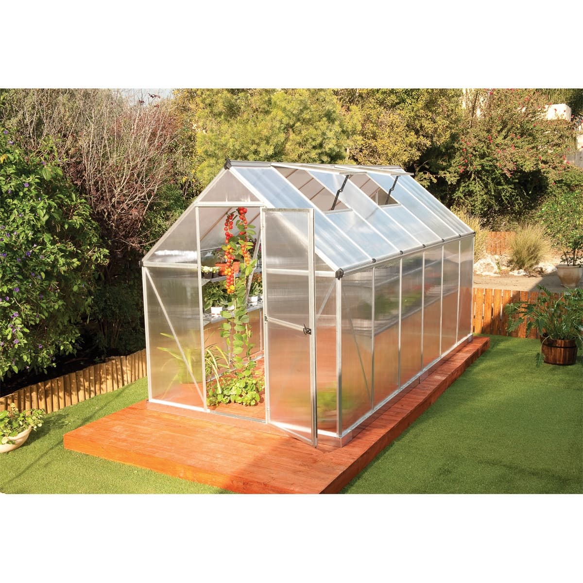 Palram multiline 6x12 polykarbonátový skleník 701781