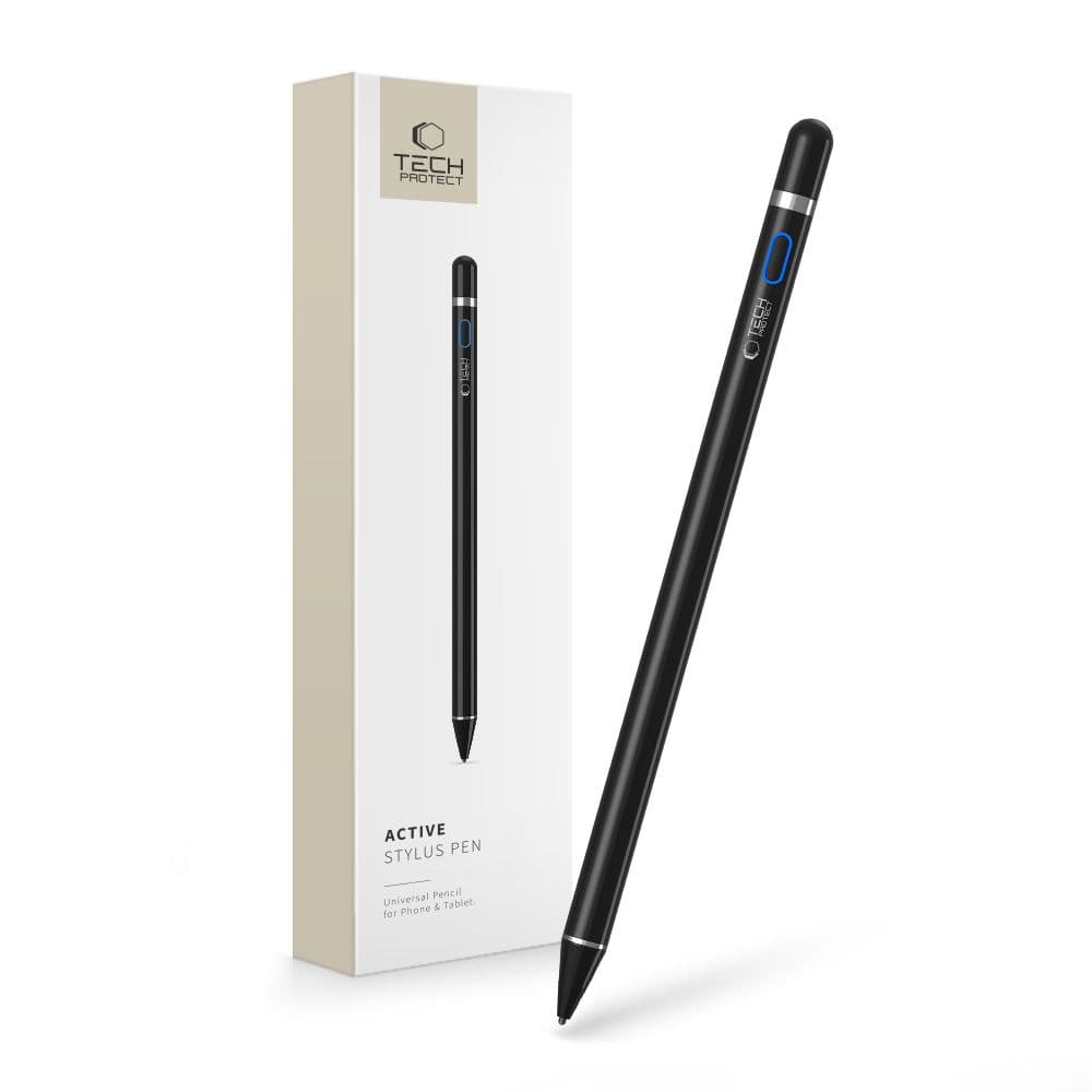 TECH-PROTECT Aktivní stylus pro tablet / chytrý telefon černý