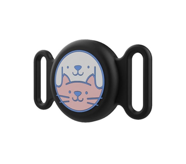 PROTEMIO PET LOCATE Obal pro Apple AirTag na obojek psa / kočky černý