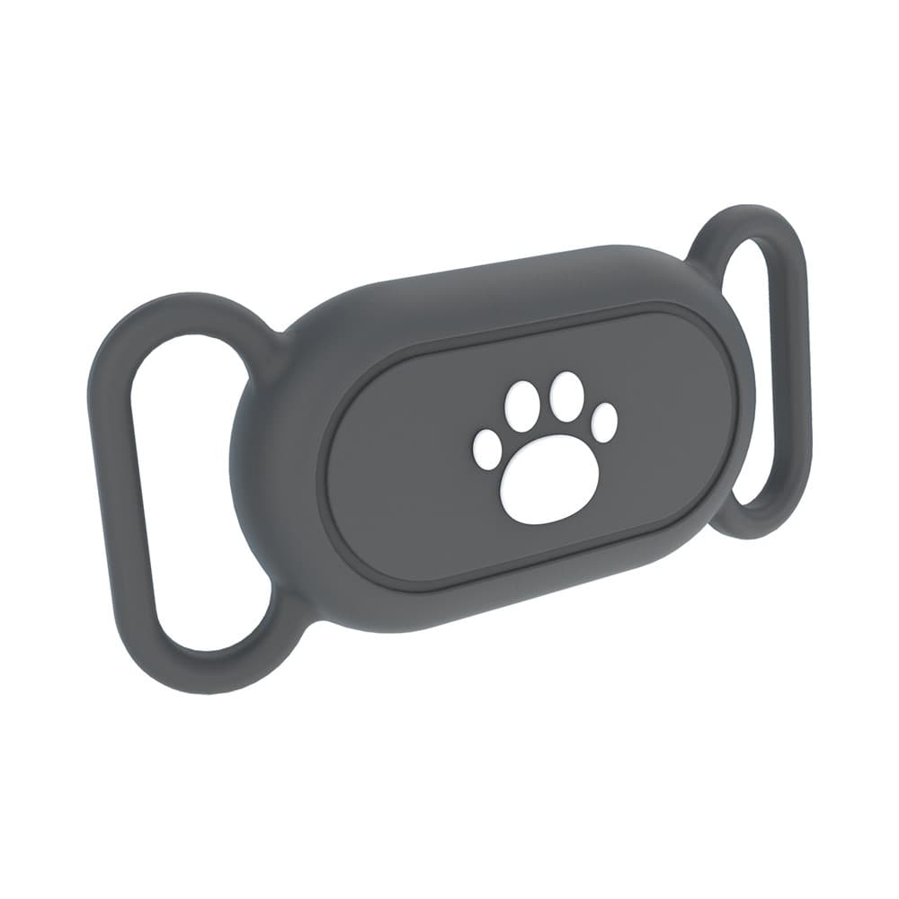 PROTEMIO PET LOCATE Obal pro Samsung Galaxy SmartTag 2 na obojek psa / kočky tmavě šedý