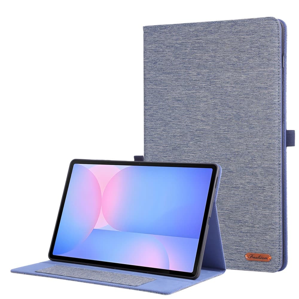 FABRIC Zaklápěcí kryt pro Samsung Galaxy Tab S10 FE+ modrý