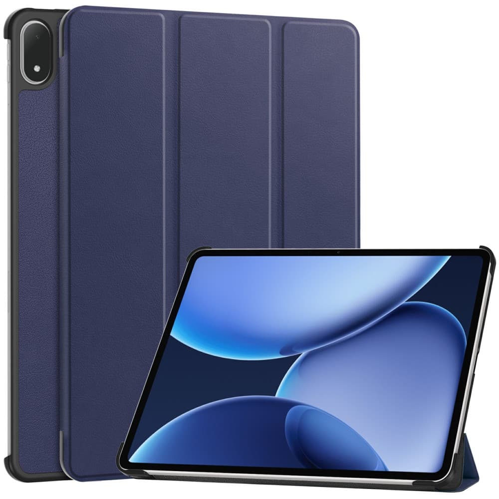 LEATHER Zaklápěcí kryt pro OnePlus Pad 3 modrý