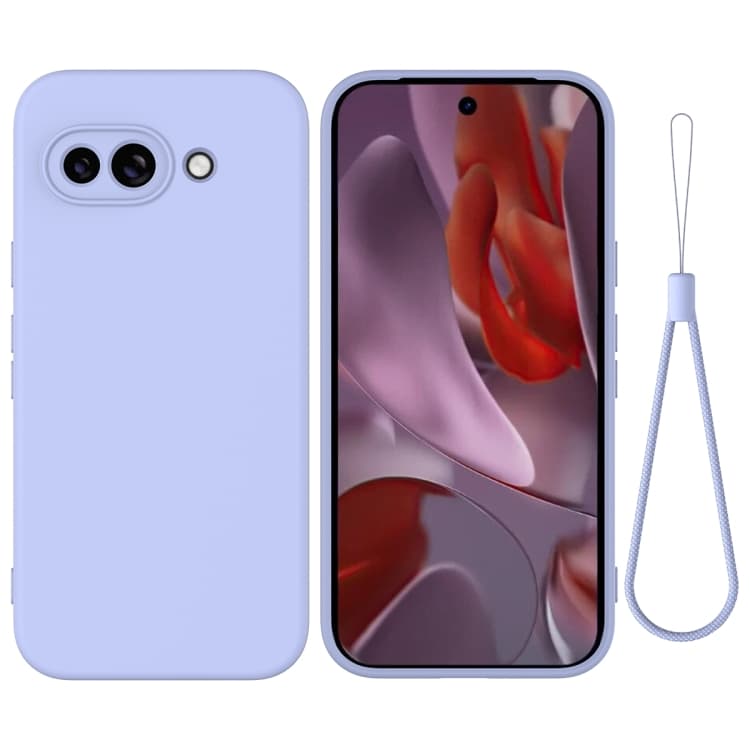 RUBBER Ochranný kryt pro Google Pixel 9a fialový