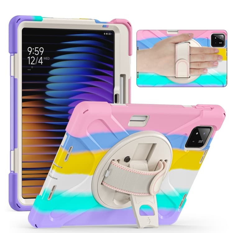 SOLID Odolný obal pro Xiaomi Pad 7 / 7 Pro / Pad 8 / Pad 8 Pro RAINBOW