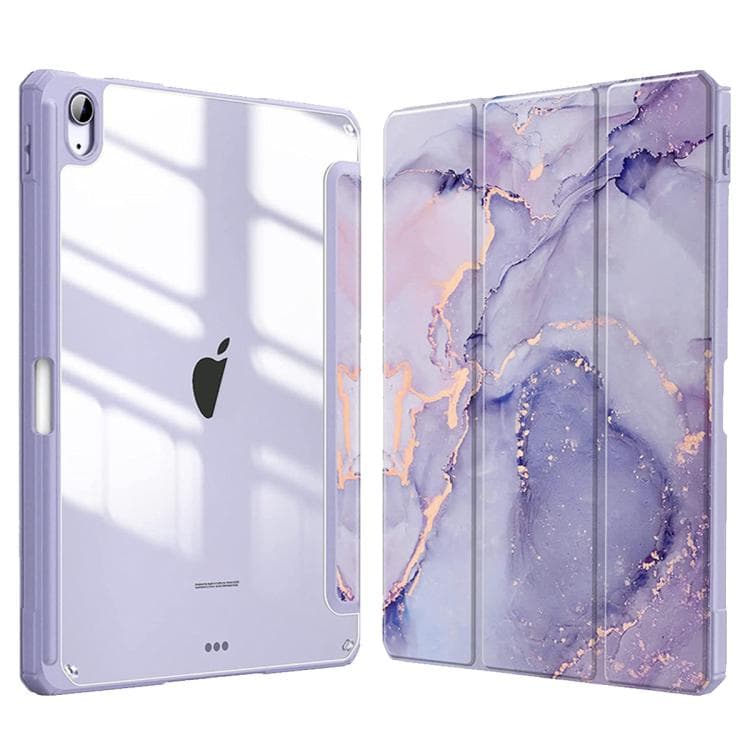 ART MARBLE FOLIO Pouzdro pro Apple iPad (A16) 2025 / iPad 2022 PURPLE