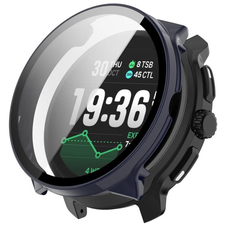 PC FULL COVER Plastový kryt se sklem pro Suunto Race 2 modrý