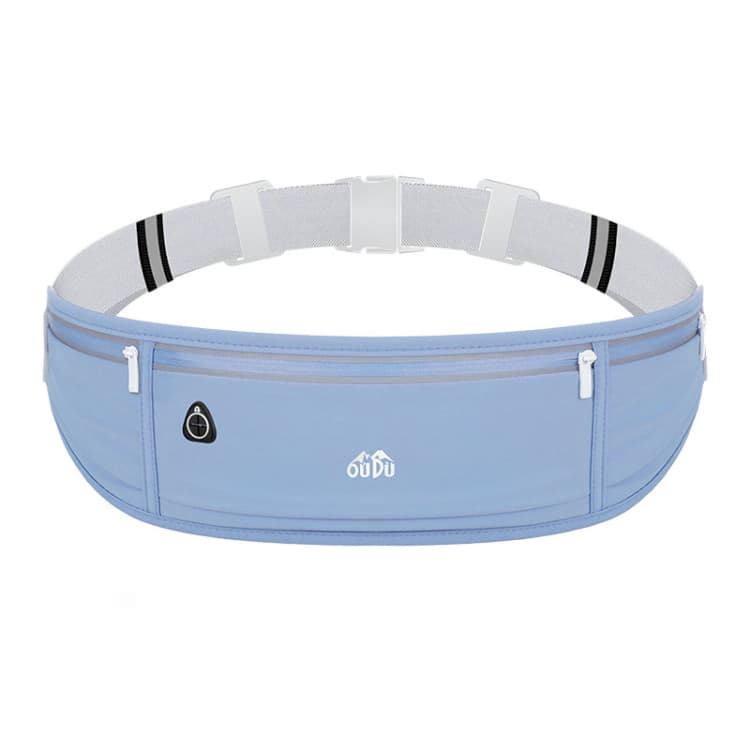 OUDU LIGHT Sportovní opasek na mobil do 7.5" šedomodrý
