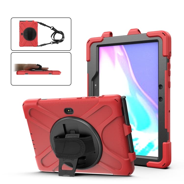 STANDING ULTRA Odolný kryt pre Samsung Galaxy Tab Active Pro (T540 / T545) / Tab Active4 Pro / Tab Active5 Pro červený