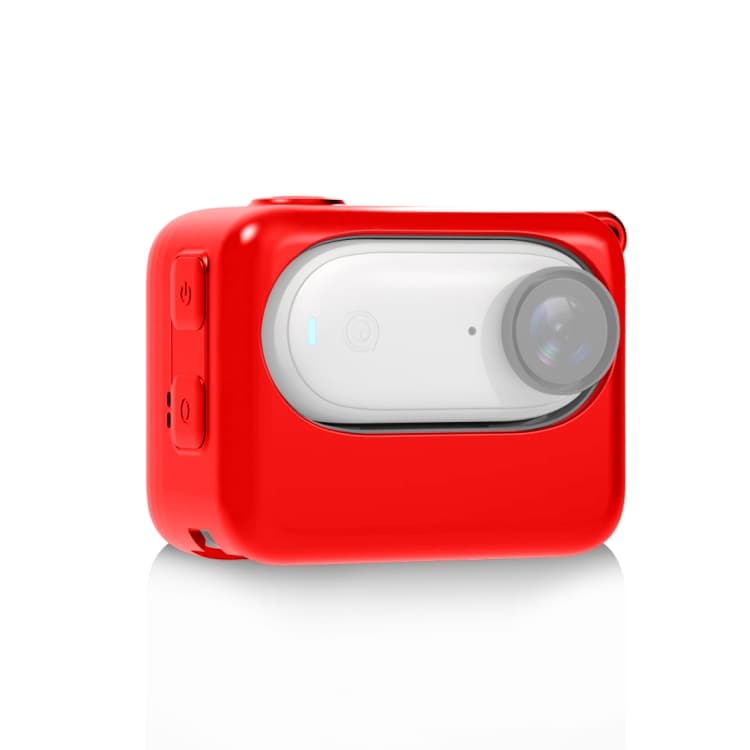 PULUZ Silikonový obal pro nabíjecí pouzdro Insta360 GO 3 / Insta360 GO 3S červený