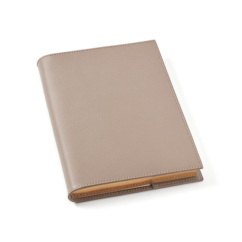 Aspinal of London A5 Refillable Luxury Journal in Moleskin Soft Saffia