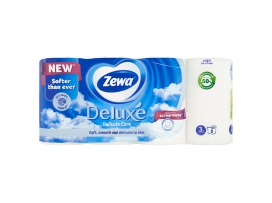 Zewa Deluxe Delicate Care Toaletní papír 3vrstvý 8 ks