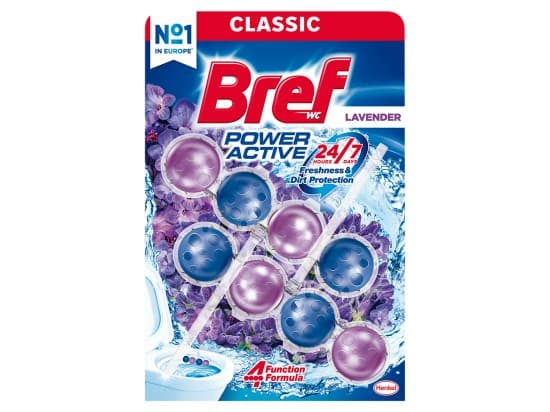 Bref Power Active Lavender tuhý WC blok 2 x 50 g
