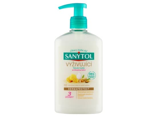Sanytol vyživující tekuté mýdlo antibakteriální 250 ml