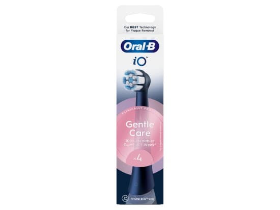 Oral-B iO Series Gentle Care Black kartáčkové hlavy 4 ks