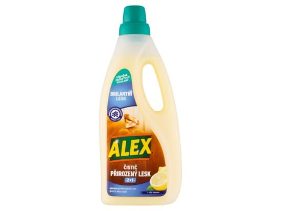 ALEX Přirozený lesk 2 v 1 na dřevěné podlahy 750ml