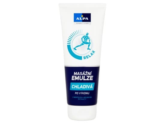 Alpa Relax masážní emulze chladivá 210 ml