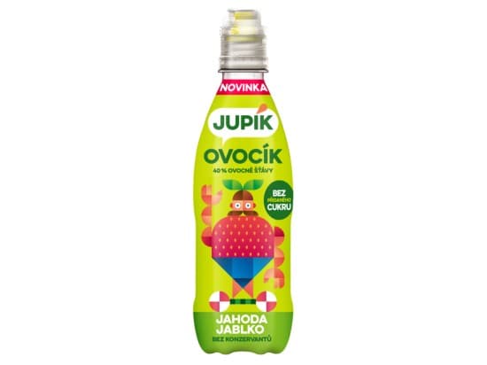 Jupík Ovocík 20% Jablko jahoda 330ml