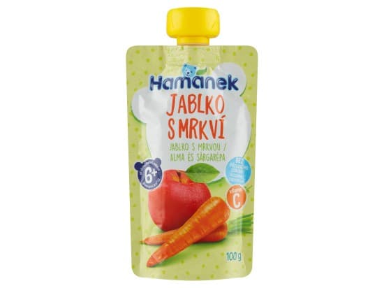 Hamánek Jablko s mrkví 100g