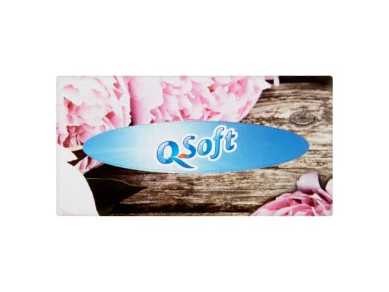 Q-Soft Papírové kapesníky 3vrstvé 80 ks