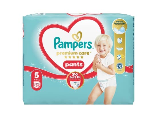 Pampers Premium Care Pants, vel. 5, 34 ks