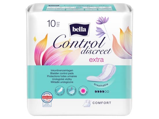 Bella Control Discreet Extra urologické vložky 10 ks
