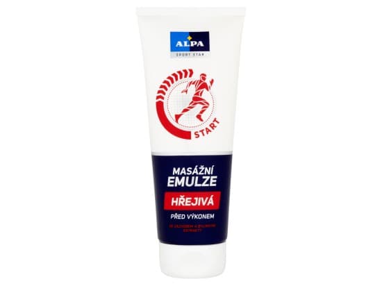 Alpa Start Masážní emulze hřejivá 210ml