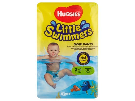 Huggies Little Swimmers Natahovací plenky na plavání 3-4 12 ks