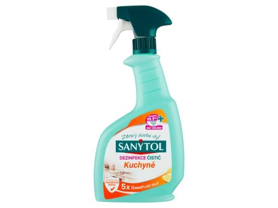 Sanytol Dezinfekce odmašťující čistič kuchyně s vůní citrusových plodů 500 ml