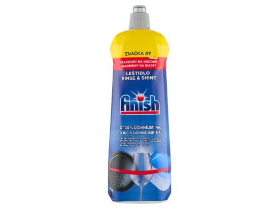 Finish Rinse & Shine Lemon leštidlo 800 ml